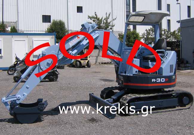 USED MINI EXCAVATOR KUBOTA R-30P 3,5 ton