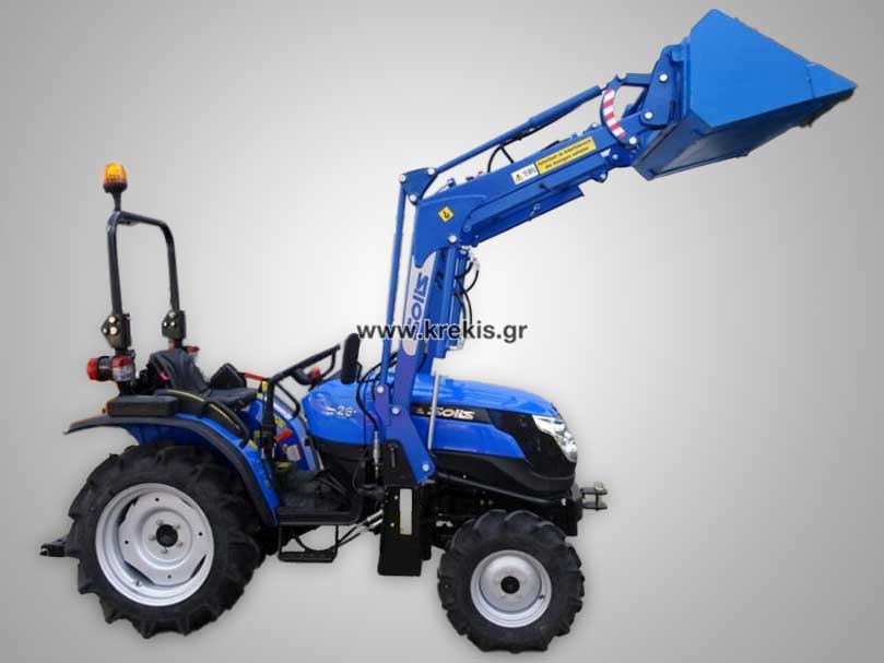 Τρακτέρ SOLIS S26 με κουβά